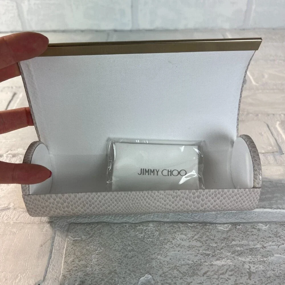JIMMY‎ CHOO Eyeglasses Frames Violet 53 16 135 78-8T2 Rectangle Made in Italy